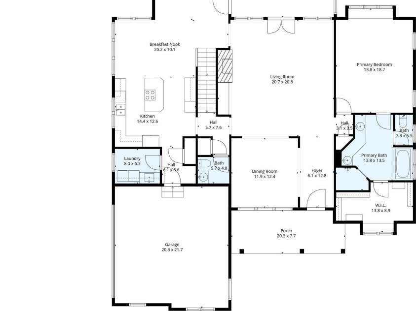 150 William Gilbert Loop, Rutherfordton, NC 28139.  MLS# CAR4342892, YatesRealty ID 4252. Basement Floorplan