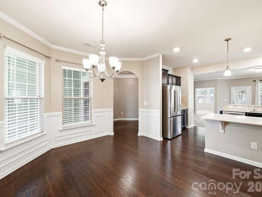 13313 Canterbury Castle Drive, Charlotte, NC 28273.  MLS# CAR4408579, YatesRealty ID 42526. Dining Area/Kitchen