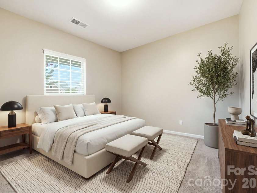 13313 Canterbury Castle Drive, Charlotte, NC 28273.  MLS# CAR4408579, YatesRealty ID 42526. Virtually Staged Photo Second Bedroom
