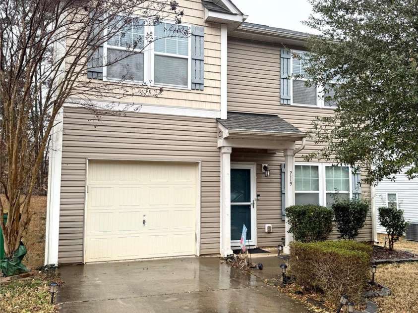 719 Mountain Quail Drive, Charlotte, NC 28216.  MLS# CAR4228004, YatesRealty ID 4253. Front Elevation