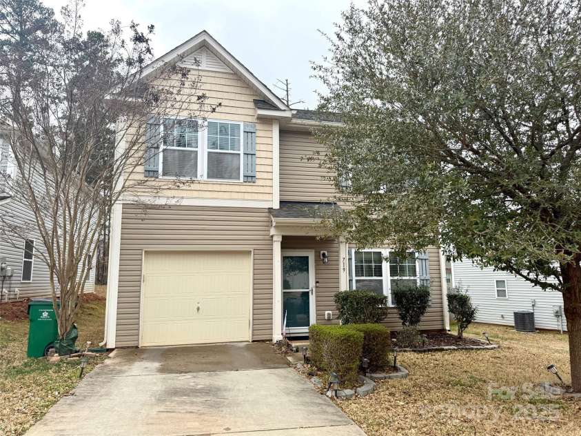 719 Mountain Quail Drive, Charlotte, NC 28216.  MLS# CAR4228004, YatesRealty ID 4253. Front Elevation