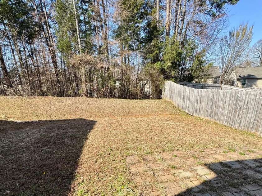 719 Mountain Quail Drive, Charlotte, NC 28216.  MLS# CAR4228004, YatesRealty ID 4253. Rear at Patio