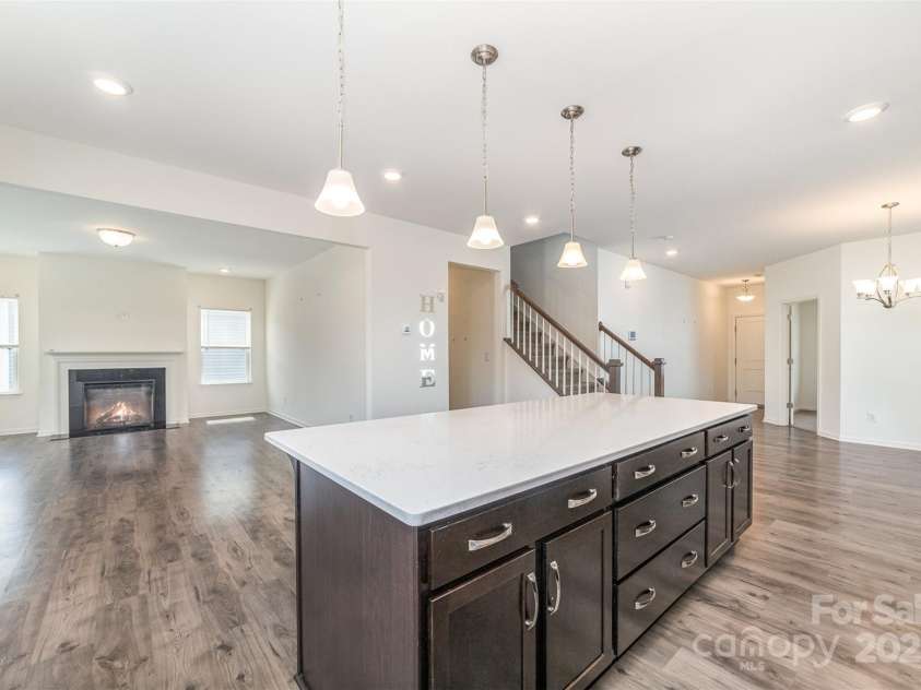 2522 Andes Drive, Statesville, NC 28625.  MLS# CAR4238678, YatesRealty ID 4254. Open Floor Plan View to Family Room