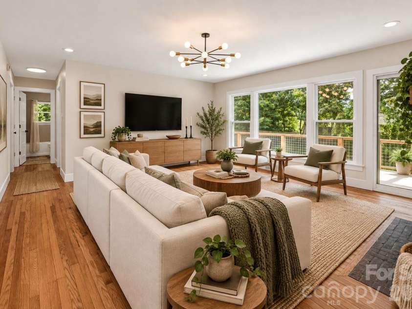 155 Oak Terrace, Arden, NC 28704.  MLS# CAR4411955, YatesRealty ID 42555. Digitally staged