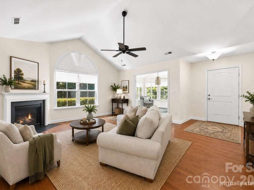 274 Lone Oak Circle, Rock Hill, SC 29732.  MLS# CAR4398102, YatesRealty ID 42568. Virtually Staged Living Room