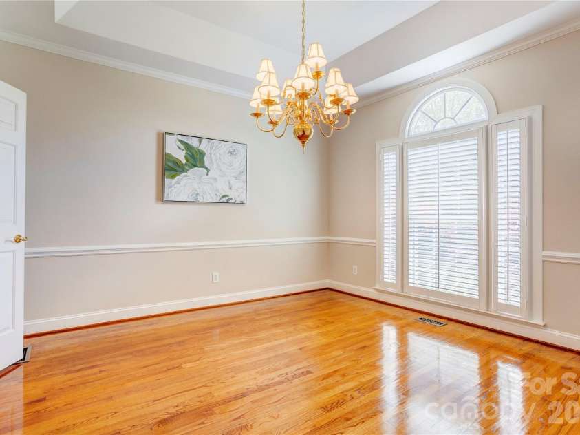 1152 Windsor Drive, Kannapolis, NC 28081.  MLS# CAR4411989, YatesRealty ID 42569. Dining Room with Tray Ceiling