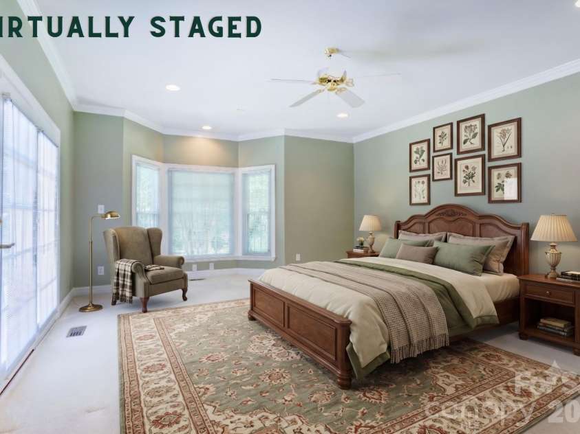 1152 Windsor Drive, Kannapolis, NC 28081.  MLS# CAR4411989, YatesRealty ID 42569. Virtually Staged Primary Suite