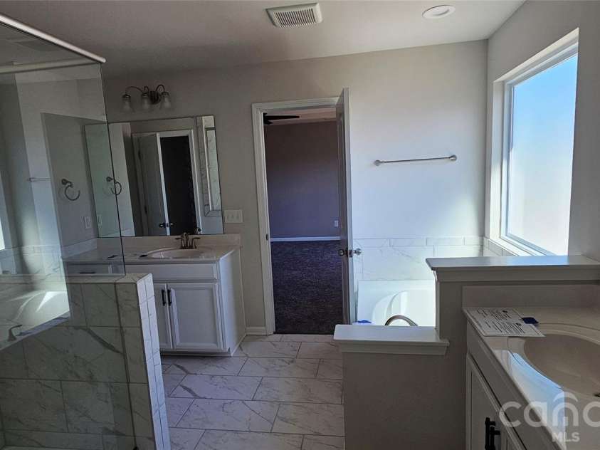 19113 Hawk Haven Lane, Charlotte, NC 28278.  MLS# CAR4358216, YatesRealty ID 4257. Master bath