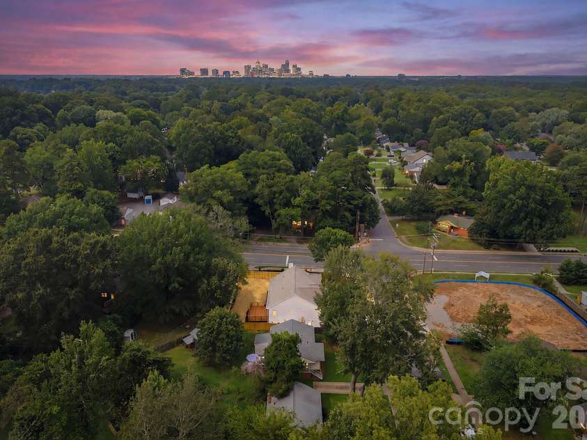 4704 Murrayhill Road, Charlotte, NC 28209.  MLS# CAR4388819, YatesRealty ID 42570. Aerial view.