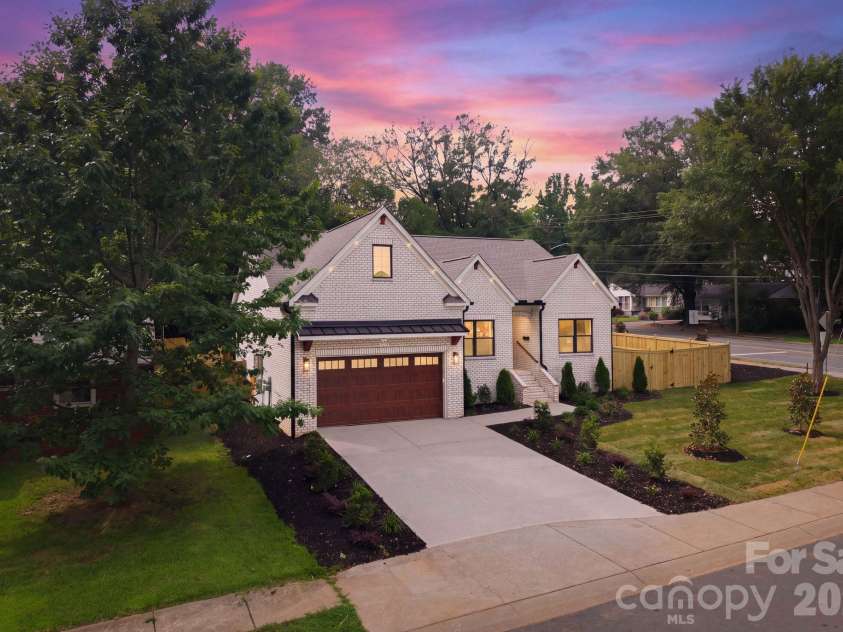 4704 Murrayhill Road, Charlotte, NC 28209.  MLS# CAR4388819, YatesRealty ID 42570. Elevated side view.