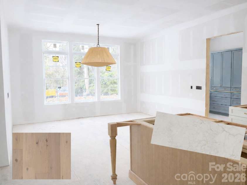 125 Randstone Court, Charlotte, NC 28211.  MLS# CAR4329471, YatesRealty ID 4258. Dining Room Details Shown in Space for Visual Representation Only