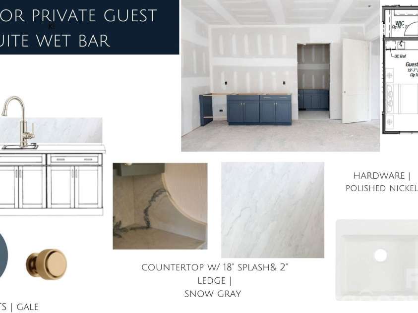 125 Randstone Court, Charlotte, NC 28211.  MLS# CAR4329471, YatesRealty ID 4258. Guest Suite Wet bar 