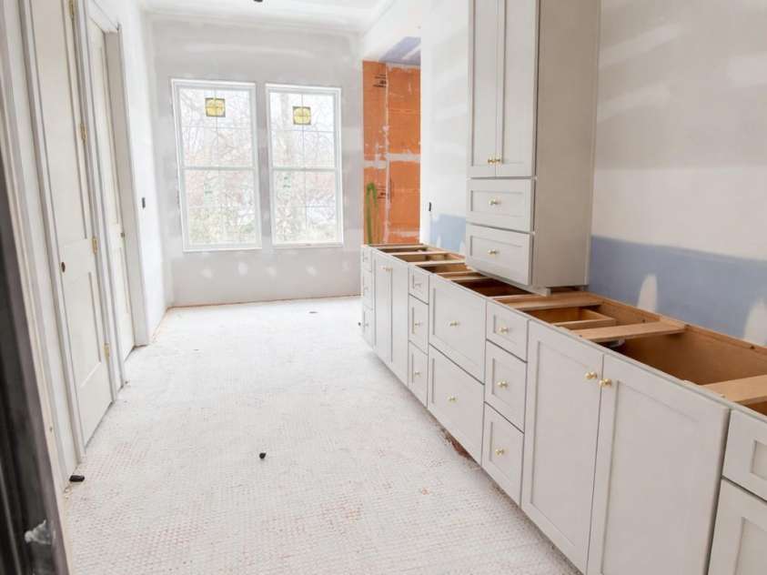 125 Randstone Court, Charlotte, NC 28211.  MLS# CAR4329471, YatesRealty ID 4258. Primary Bathroom Cabinety. Soaking tub will go below the window