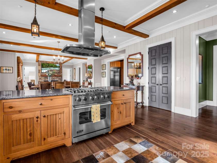 305 Clubhouse Lane, Mill Spring, NC 28756.  MLS# CAR4241690, YatesRealty ID 4258. Offering a truly elevated space for both gourmet cooking and everyday living.