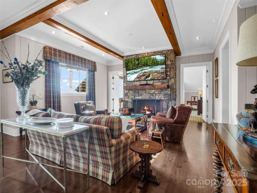 305 Clubhouse Lane, Mill Spring, NC 28756.  MLS# CAR4241690, YatesRealty ID 4258. Spacious and elegantly designed main living area.