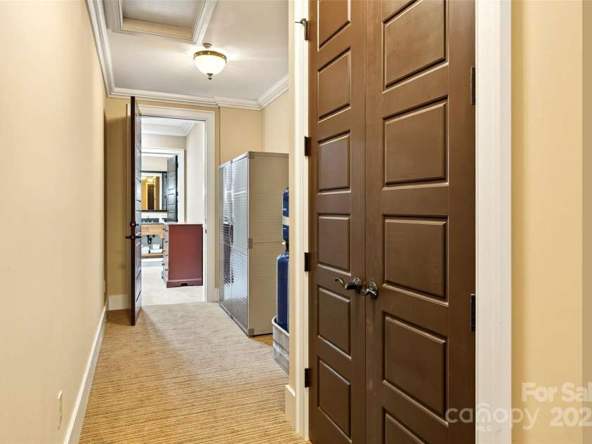 305 Clubhouse Lane, Mill Spring, NC 28756.  MLS# CAR4311469, YatesRealty ID 4258. Fire escape from 2nd bedroom