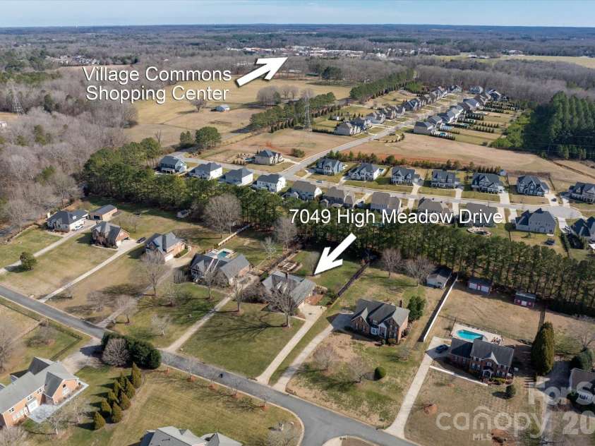 7049 High Meadow Drive, Weddington, NC 28104.  MLS# CAR4349099, YatesRealty ID 4258. 