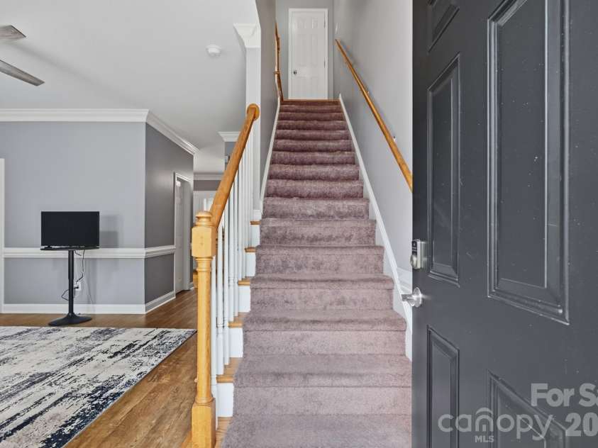 403 Wilson Street, Rock Hill, SC 29730.  MLS# CAR4410529, YatesRealty ID 42583. Stairs