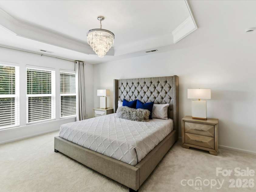 1806 Sunchaser Lane, Charlotte, NC 28210.  MLS# CAR4407057, YatesRealty ID 42588. Primary Bedroom
