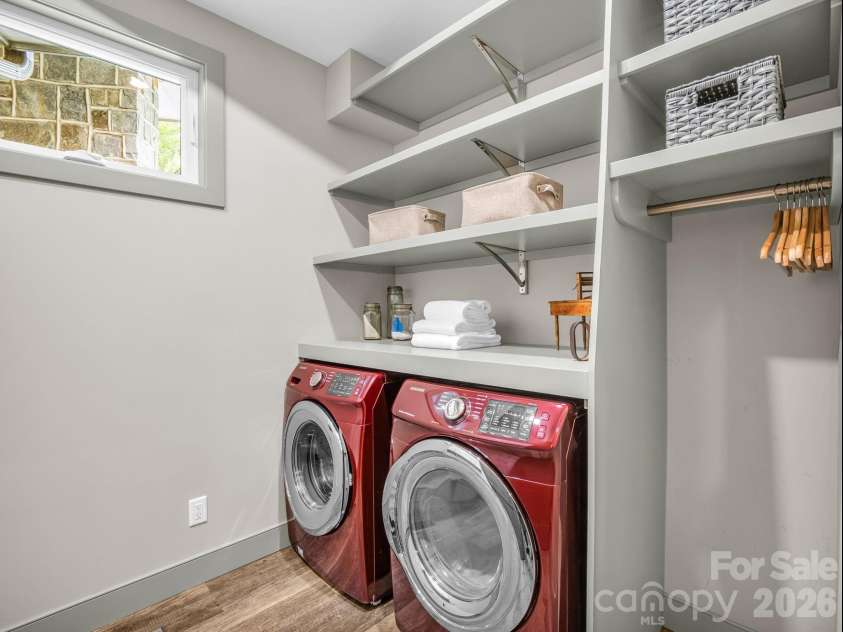 55 Pheasant Branch Court, Hendersonville, NC 28739.  MLS# CAR4406624, YatesRealty ID 42595. Laundry room.