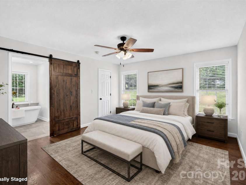 1510 Green River Road, Gaffney, SC 29341.  MLS# CAR4412301, YatesRealty ID 42605. Primary Bedroom Virtually Staged