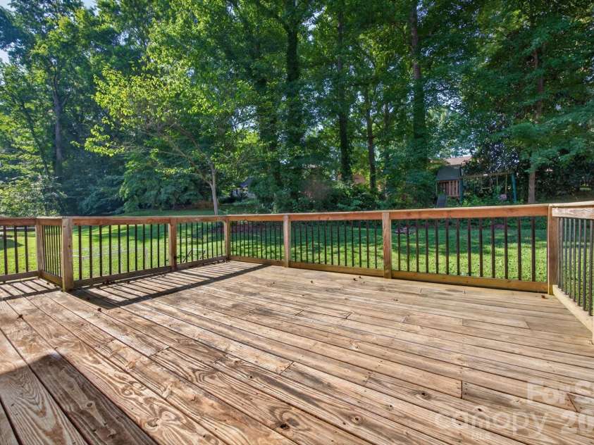 102 Carabelle Circle, Salisbury, NC 28144.  MLS# CAR4405094, YatesRealty ID 42612. Deck / Rear Yard