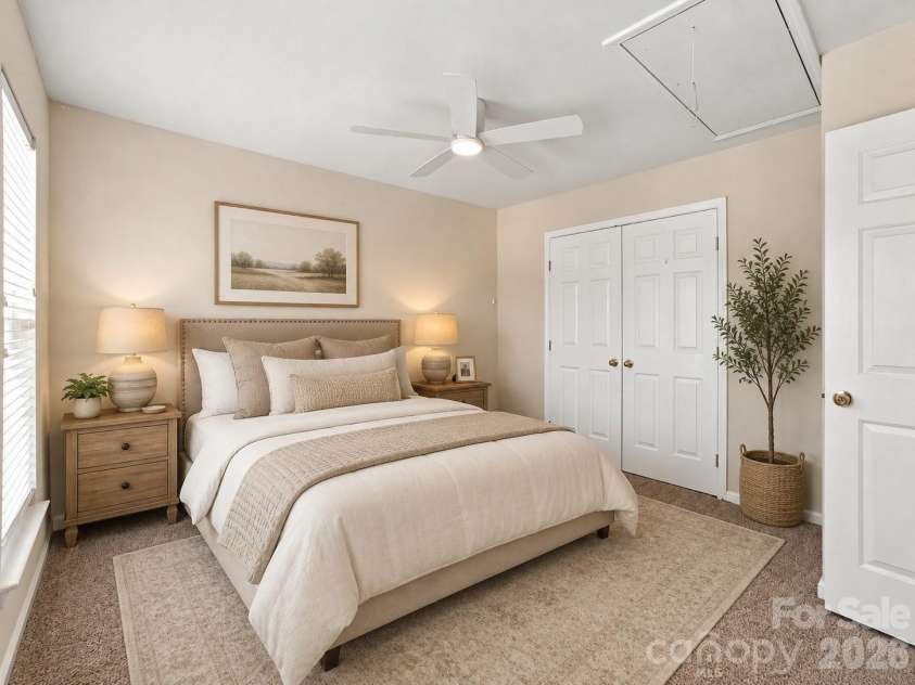 11841 Royal Castle Court, Charlotte, NC 28277.  MLS# CAR4410580, YatesRealty ID 42621. Bedroom 1 virtually staged