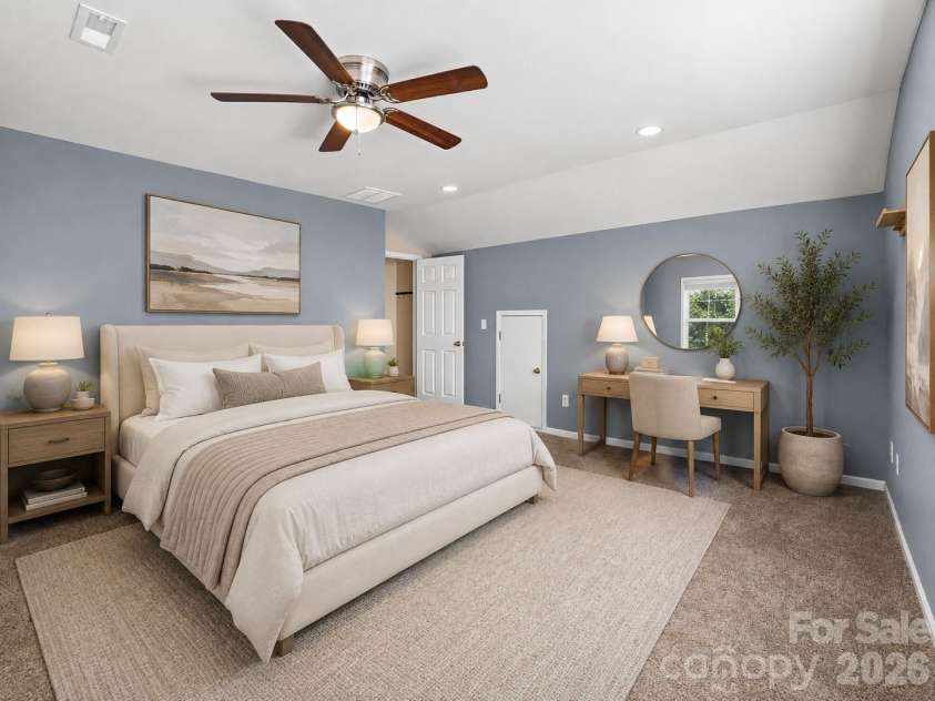 11841 Royal Castle Court, Charlotte, NC 28277.  MLS# CAR4410580, YatesRealty ID 42621. Bedroom 4 virtually staged