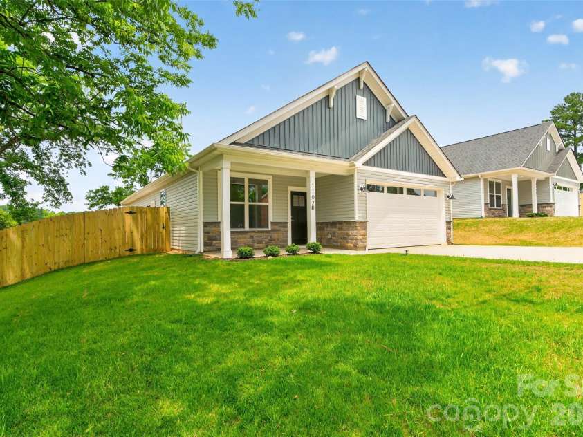 1107 Burke Street, Monroe, NC 28110.  MLS# CAR4409280, YatesRealty ID 42628. 