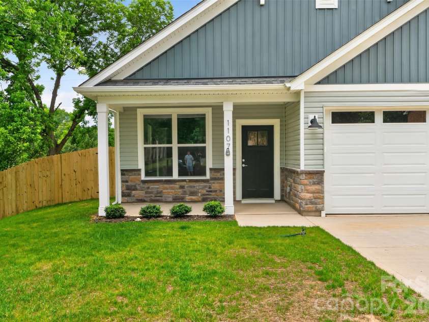 1107 Burke Street, Monroe, NC 28110.  MLS# CAR4409280, YatesRealty ID 42628. 