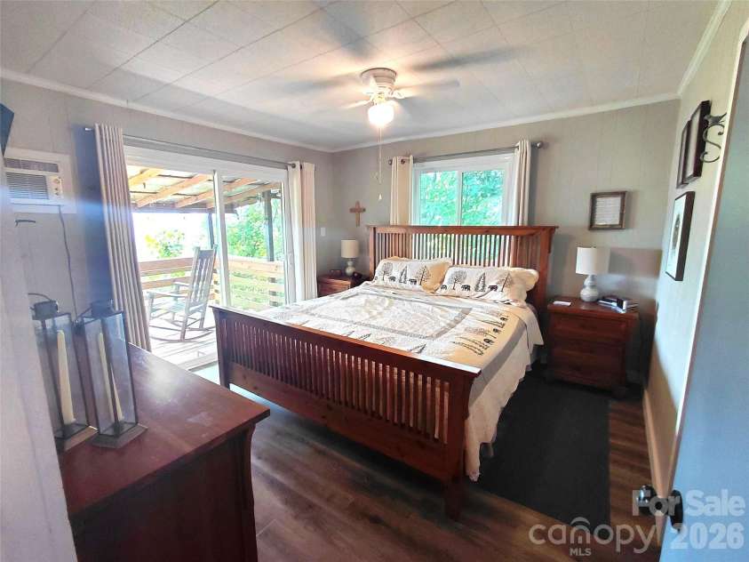 314 Blackberry Lane, Clyde, NC 28721.  MLS# CAR4388492, YatesRealty ID 42632. Bedroom 1
