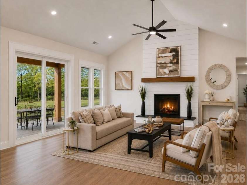 392 NC HWY 200 None, Stanfield, NC 28163.  MLS# CAR4406086, YatesRealty ID 42657. Rendering- vaulted living room concept