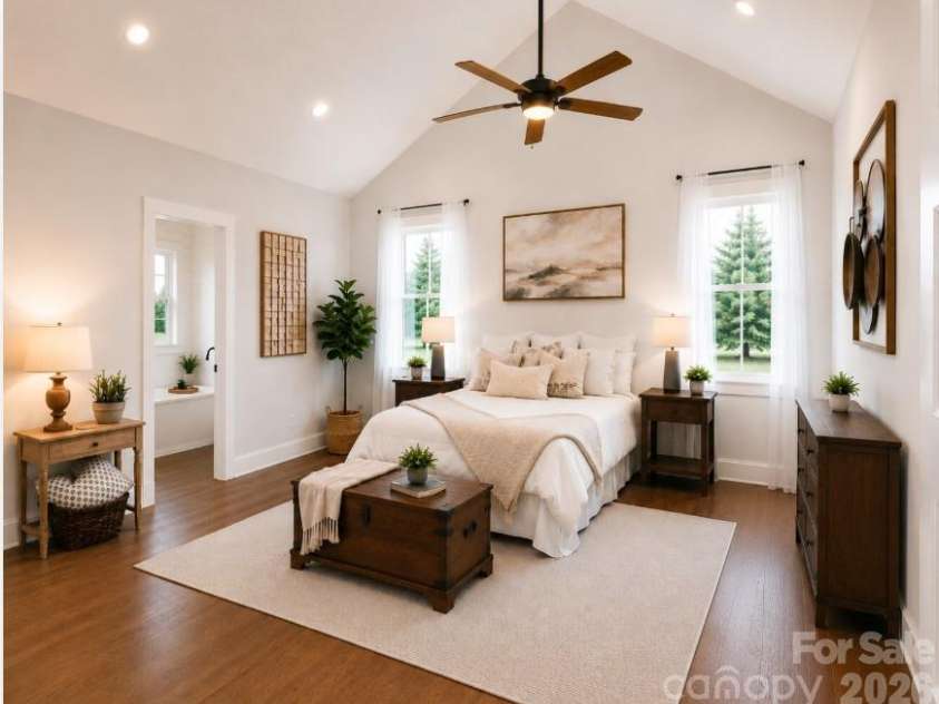392 NC HWY 200 None, Stanfield, NC 28163.  MLS# CAR4406086, YatesRealty ID 42657. Rendering- vaulted primary bedroom concept
