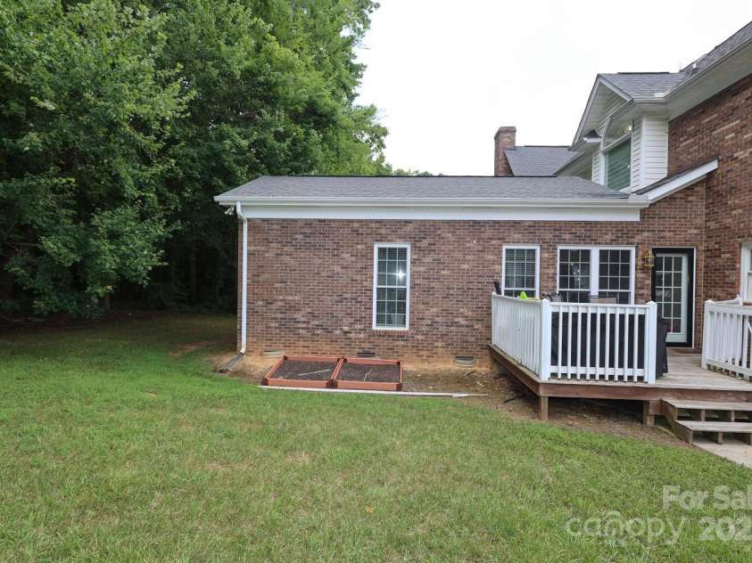 3015 Rochester Court, Monroe, NC 28110.  MLS# CAR4275936, YatesRealty ID 4266. Deck off guest area
