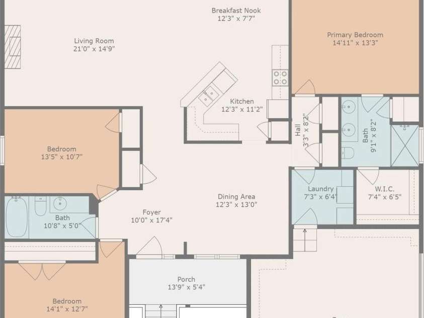 7524 Common Oak Drive, Stanley, NC 28164.  MLS# CAR4241568, YatesRealty ID 4269. 