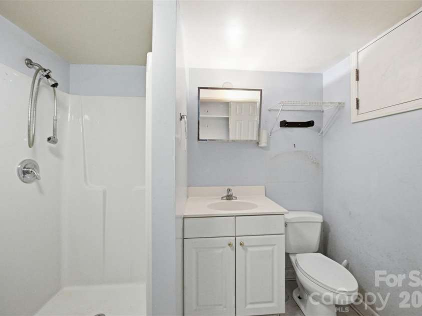 142 Griffin Street, Stanley, NC 28164.  MLS# CAR4411961, YatesRealty ID 42693. Basement Shop Bath