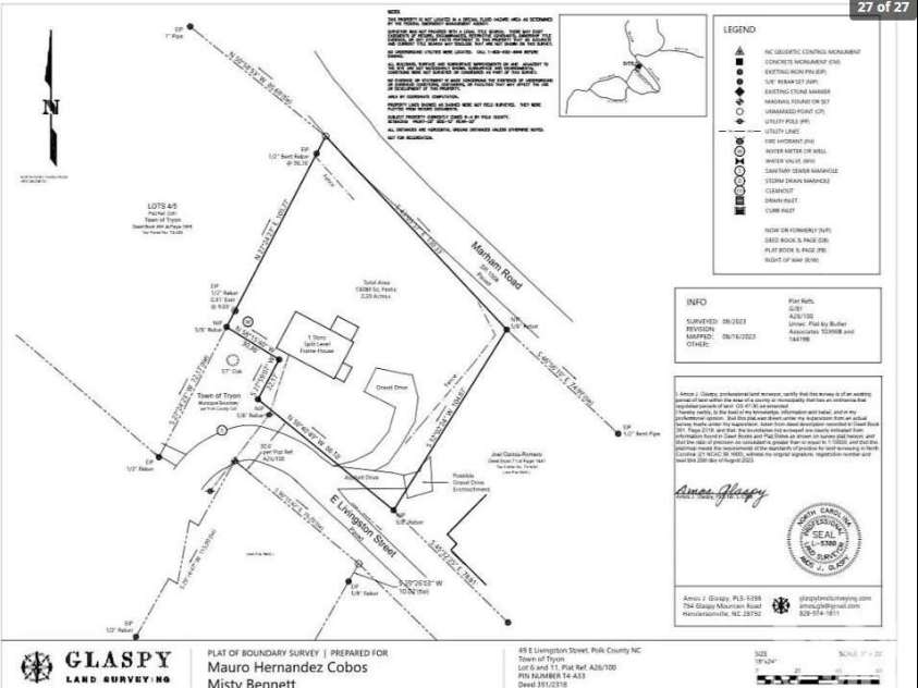 49 Livingston Street, Tryon, NC 28782.  MLS# CAR4412509, YatesRealty ID 42702. 