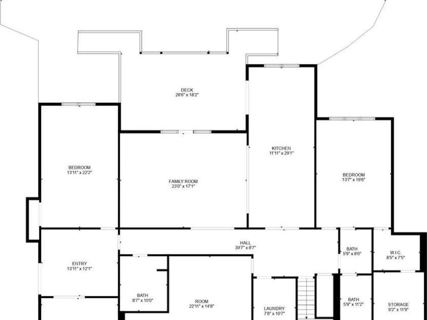 242 Anniston Way, Davidson, NC 28036.  MLS# CAR4319580, YatesRealty ID 4272. Basement Floor Plan