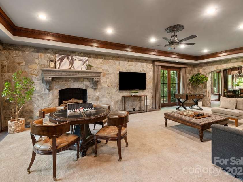 423 Oakmont Lane, Waxhaw, NC 28173.  MLS# CAR4177308, YatesRealty ID 4272. Lower level family room