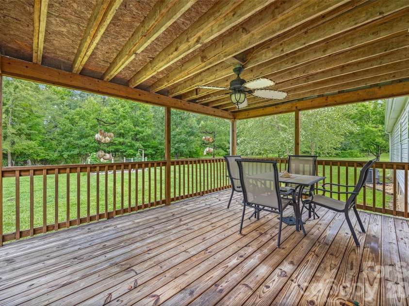 6860 Mandarin Drive, Rock Hill, SC 29732.  MLS# CAR4412258, YatesRealty ID 42721. Back Covered Deck