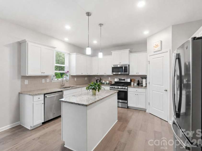 437 Caleb Street, Monroe, NC 28110.  MLS# CAR4407265, YatesRealty ID 42738. Stainless appliances throughout, and yes, the refrigerator stays