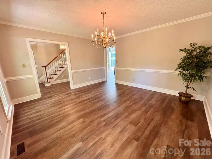 271 Ikerd Drive, Concord, NC 28025.  MLS# CAR4396759, YatesRealty ID 4274. Dining room
