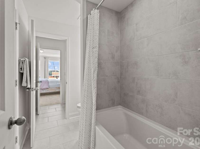 3030 Grandiose Drive, Indian Trail, NC 28079.  MLS# CAR4412865, YatesRealty ID 42766. Bath 2nd. Fl. - Model Home Photo for Reference Only.