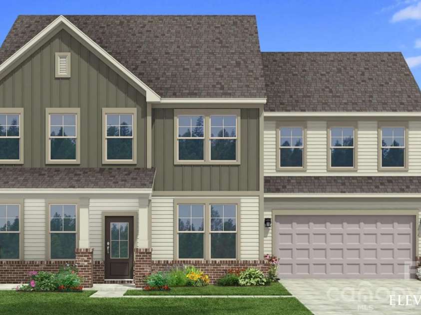 3030 Grandiose Drive, Indian Trail, NC 28079.  MLS# CAR4412865, YatesRealty ID 42766. Exterior Elevation of Home Under Construction for Reference Only.