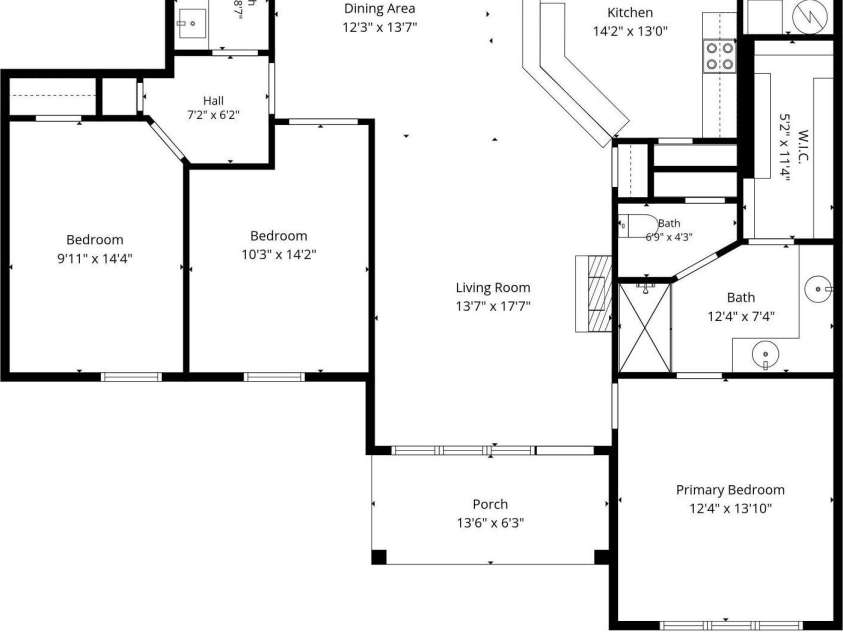 14817 Santa Lucia Drive, Charlotte, NC 28277.  MLS# CAR4412979, YatesRealty ID 42768. FLOOR PLAN