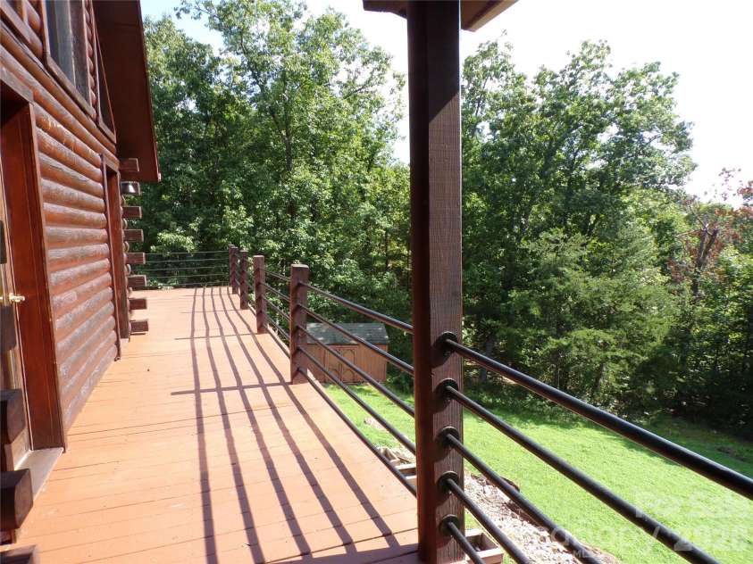 422 Ridge Creek Drive, Taylorsville, NC 28681.  MLS# CAR4425088, YatesRealty ID 42788. Rear Deck View