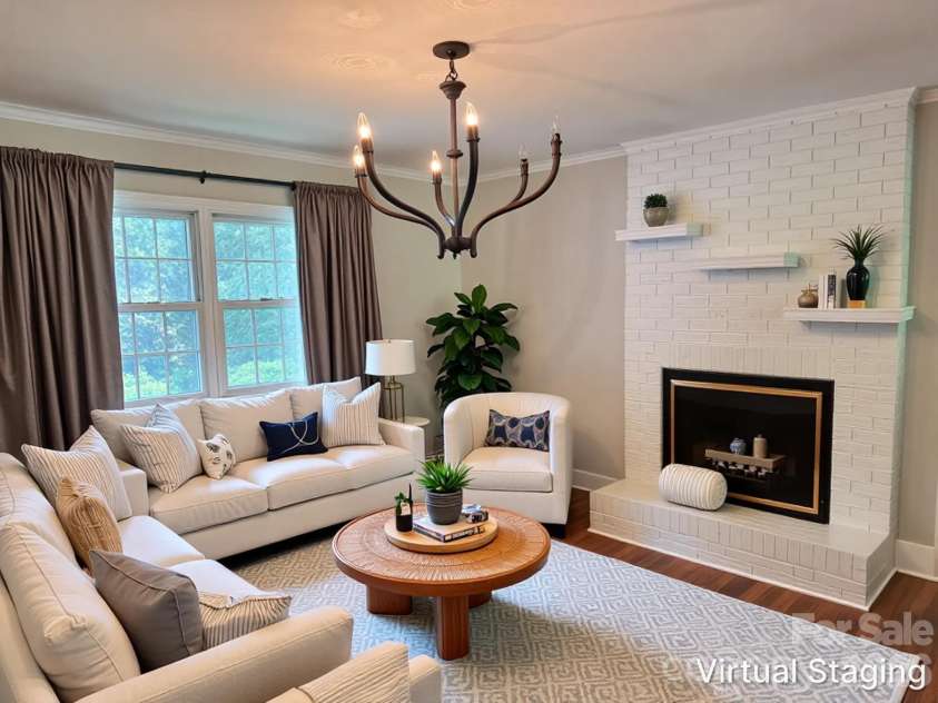 6233 Donna Drive, Charlotte, NC 28213.  MLS# CAR4413001, YatesRealty ID 42793. Virtually Staged