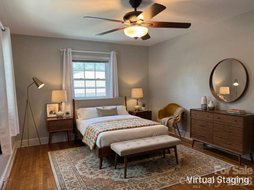 6233 Donna Drive, Charlotte, NC 28213.  MLS# CAR4413001, YatesRealty ID 42793. Virtually Staged