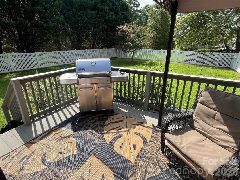 4603 Brewington Parkway, Rock Hill, SC 29732.  MLS# CAR4411017, YatesRealty ID 42806. Deck with gas grill.