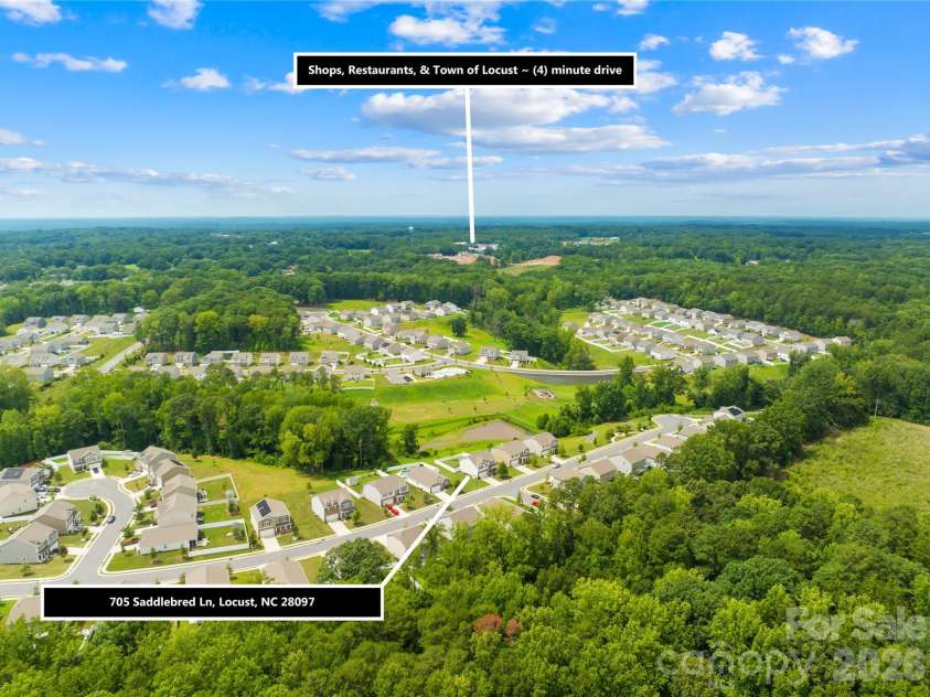 705 Saddlebred Lane, Locust, NC 28097.  MLS# CAR4412416, YatesRealty ID 42814. 